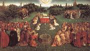 Jan Van Eyck Lamb worship oil painting reproduction